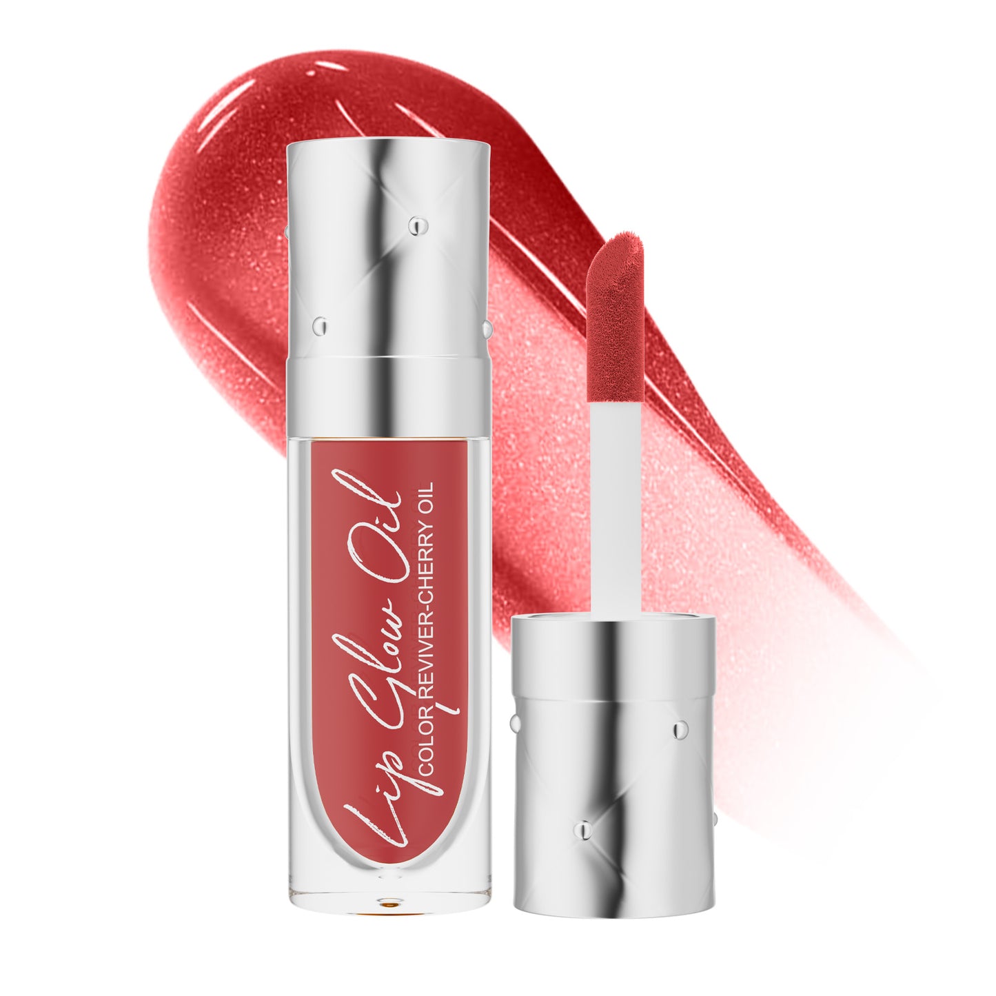 Koroole Lip Color Oil Color Reviewer-Cherry Oil 5 Color & 5 Color Lip Gloss Makeup